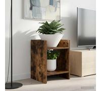 vidaXL Supporto per piante Rovere Fumo 30 x 30 x 40 cm