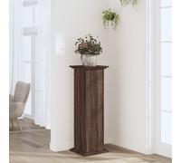 vidaXL Supporto per Piante Rovere Marrone 33x33x100 cm in Truciolato, Supporto per Fiori, Supporto per vasi per Piante, Supporto per vasi per Piante