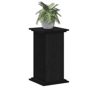 vidaXL Supporto per piante Rovere Nero 33 x 33 x 60 cm | perfetto per esporre le tue piante dentro e fuori, un design semplice che si integra benissimo in qualsiasi arredamento