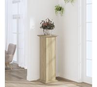 vidaXL Supporto per Piante Rovere Sonoma 33x33x100cm Legno Multistrato, Supporto per Fiori, Supporto per vasi per Piante, Supporto per vasi per Piante