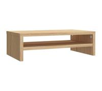 vidaXL Supporto per Schermo Moderno Minimalista Elegante Robusto con Ripiano Basso Stand Monitor Desktop Mobile Porta TV Rovere Sonoma in Truciolato
