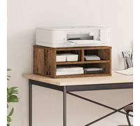 vidaXL Supporto per Stampante Legno Vecchio 49 x 40 x 22.5 cm, Supporto per Stampante Moderno, Arredamento in Legno, Design salvaspazio, Organizer Compatto e Pratico