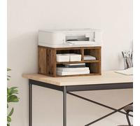 vidaXL Supporto per Stampante Legno Vecchio 40x32x22,5 cm in Legno ingegnerizzato