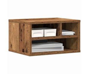 vidaXL Supporto per Stampante Legno vecchio 40 x 32 x 22,5 cm | Aspetto rustico e invecchiato che arricchisce il tuo arredamento, Abbastanza posto per quello che ti serve,