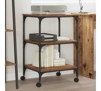 vidaXL Supporto per Stampante Legno vecchio 50 x 41 x 75 cm