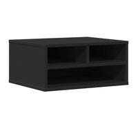vidaXL Supporto per Stampante Nero 49x40x22,5 cm Legno Multistrato