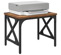 vidaXL Supporto per Stampante Regolabile Legno Vecchio 40 x 30 x 31 cm, Supporto Regolabile, Stampante Rettangolare, Organizer per Ufficio, Tavolo Moderno, Attrezzatura Alta