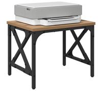 vidaXL Supporto per Stampante Rovere Artigianale 40 x 30 x 31 cm, Supporto Regolabile, Mobile per Stampante Rettangolare, Attrezzatura d’Ufficio, Organizer per Loft Moderno