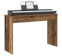 vidaXL Supporto per Tastiera Legno vecchio 100 x 32 x 64 cm, Supporto per tastiera moderno rettangolare, arredamento musicale durevole per posizionamento di strumenti e aiuto alla pratica in salotto