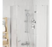 vidaXL Supporto per Testa di Doccia Cromato 71 cm Acciaio Inox