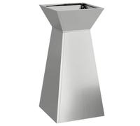 vidaXL Supporto per Vasi in Acciaio Galvanizzato di, Perfetto Sia per Uso Interno Che Esterno. Ha Un Design Moderno, è Resistente e Facile da Pulire. Ideale per Decorare balconi, Giardini e terrazze
