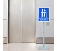 vidaXL Supporto Poster a Piedistallo Argento 32,5 x 27 x 126 cm Ghisa