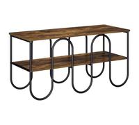 vidaXL Supporto TV 100 x 40 x 50 cm Rovere Fumo Legno multistrato