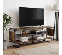 vidaXL Supporto TV 180 x 36 x 45 cm Rovere Fumo Legno ingegnerizzato