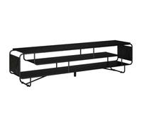 vidaXL Supporto TV 180 x 36 x 45 cm Rovere Nero Legno ingegnerizzato