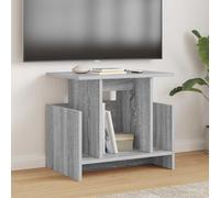 vidaXL Supporto TV 2 pz Grigio Sonoma Legno ingegnerizzato