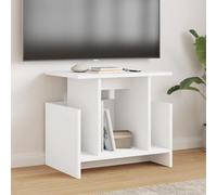 vidaXL Supporto TV 50 x 35 x 45 cm Bianco Legno ingegnerizzato