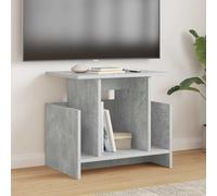 vidaXL Supporto TV 50 x 35 x 45 cm Grigio cemento Legno ingegnerizzato