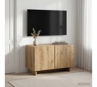 vidaXL Supporto TV 60 x 34.5 x 40 cm Rovere Artigianale