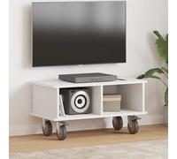 vidaXL Supporto TV 68,5 x 35 x 35 cm Bianco Legno ingegnerizzato