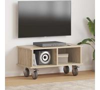 vidaXL Supporto TV 68,5 x 35 x 35 cm Rovere Sonoma
