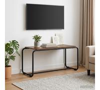 vidaXL Supporto TV 80 x 35.5 x 42 cm Rovere Fumo Legno ingegnerizzato