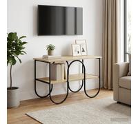 vidaXL Supporto TV 80 x 40 x 50 cm Rovere Sonoma Legno multistrato