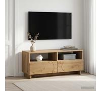 vidaXL Supporto TV 90 x 34.5 x 40 cm Rovere Artigianale