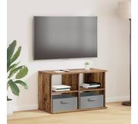 vidaXL Supporto TV con cassetto Legno vecchio 79 x 40 x 48 cm