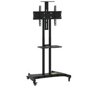 vidaXL Supporto TV con Ruote Schermo 32"-70" Max VESA 600x400 mm 60kg