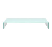 vidaXL - Supporto TV / Rialzo Monitor in Vetro Verde 90x30x13 cm