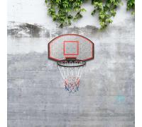 vidaXL Tabellone da Pallacanestro Nero 71x45x2 cm Polietilene