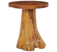 vidaXL Tavolino da caffè Forma Naturale Stile Industriale Bordi Vivi Robusto Unico Elegante Tavolo Basso Salotto Gambe Radice di Teak Legno di Teak