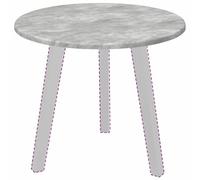 vidaXL Tavolo rotondo per interni - Superficie minimalista, moderno, perfetto per sala da pranzo o ufficio creativo e funzionale.