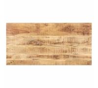 vidaXL Legno Massello di Mango Piano Tavolo Ripiano Superiore Piano di Appoggio per Tavolo Accessori per Tavole Ricambi 15-16 mm 100x60 cm