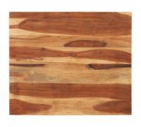 vidaXL Piano Tavolo in Legno Massello di Sheesham 25-27 mm 70x80 cm
