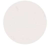 vidaXL Piano Tavolo Bianco Ø60x2,5 cm in Legno Massello di Pino
