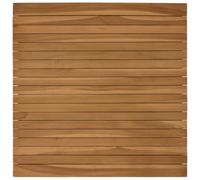 vidaXL Piano del tavolo 70 x 70 x 3,5 cm Quadrato Legno di teak solido, Tavolo in teak, design moderno, mobile per casa, scrivania interna, esterna, pezzo personalizzato, superficie marrone