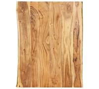 vidaXL Piano del Tavolo Ripiano Superiore Piano di Appoggio per Tavolo Accessori per Tavole Ricambi 80x(50-60) x2,5 cm Legno Massello di Acacia