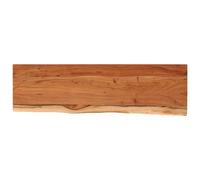 vidaXL Piano Tavolo 120x40x3,8 cm Rettangolare Legno Acacia Bordi Vivi, Piano Tavolo in Legno, Piano Tavolo Rettangolare, Piano tavolino