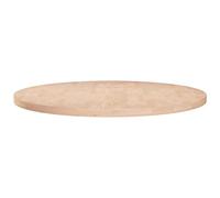 vidaXL Piano Tavolo Rotondo Ø70x2,5 cm Massello di Rovere Non Trattato