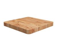 vidaXL Piano Tavolo Quadrato Marrone Chiaro 40x40x4cm Rovere Trattato
