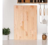 vidaXL Tagliere 60x40x4 cm in Legno Massello di Faggio, Tagliere in Legno, Tagliere per spuntini, ASSE da Cucina, Tagliere da Cucina