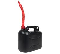 vidaXL Taniche Carburante Beccuccio Flessibile 3 pz Nero 10 L Plastica, tanica per benzina, tanica per diesel, tanica per acqua, tanica per benzina