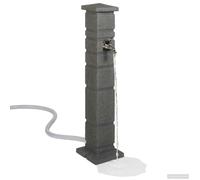 vidaXL Tanker da giardino Antracite 26 x 26 x 101 cm PE