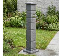 vidaXL Tanker da giardino Antracite 26 x 26 x 101 cm PE