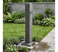 vidaXL Tanker da giardino Antracite 26 x 26 x 98 cm PE