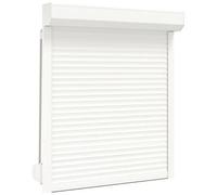 vidaXL Tapparella Avvolgibile Serranda Veneziana Robusta Resistente Durevole Utile Pratica Comoda Solida Facile da Usare in Alluminio 100x120cm Bianco