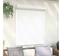 vidaXL Tapparella Avvolgibile in Alluminio 110x130 cm Bianca