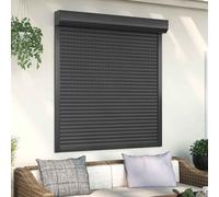 vidaXL Tapparella Avvolgibile in Alluminio 130x140 cm Antracite